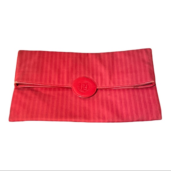 FENDI Foldable Vintage Clutch - Picture 1 of 9